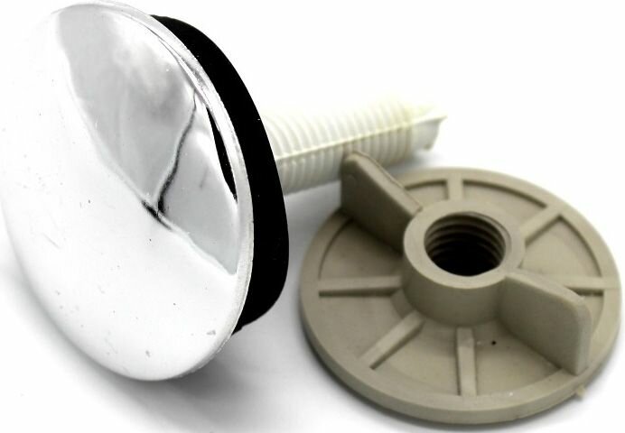 Заглушка декоративная отверстия умывальника d=50 мм резьба М12