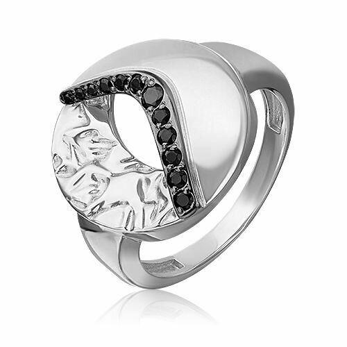 platina jewelry золотое кольцо с фианитами 01 4988 00 404 1110 48 Кольцо PLATINA, серебро, 925 проба, родирование, фианит, размер 16, серебряный