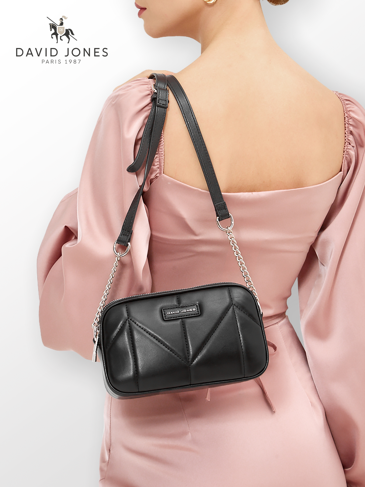фото Сумка женская кросс боди David Jones 6860-1