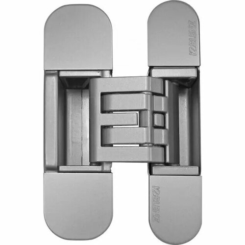 Петля дверная скрытая KUBICA HYBRID 6360 45 мм (60 кг) асимметричная матовый хром