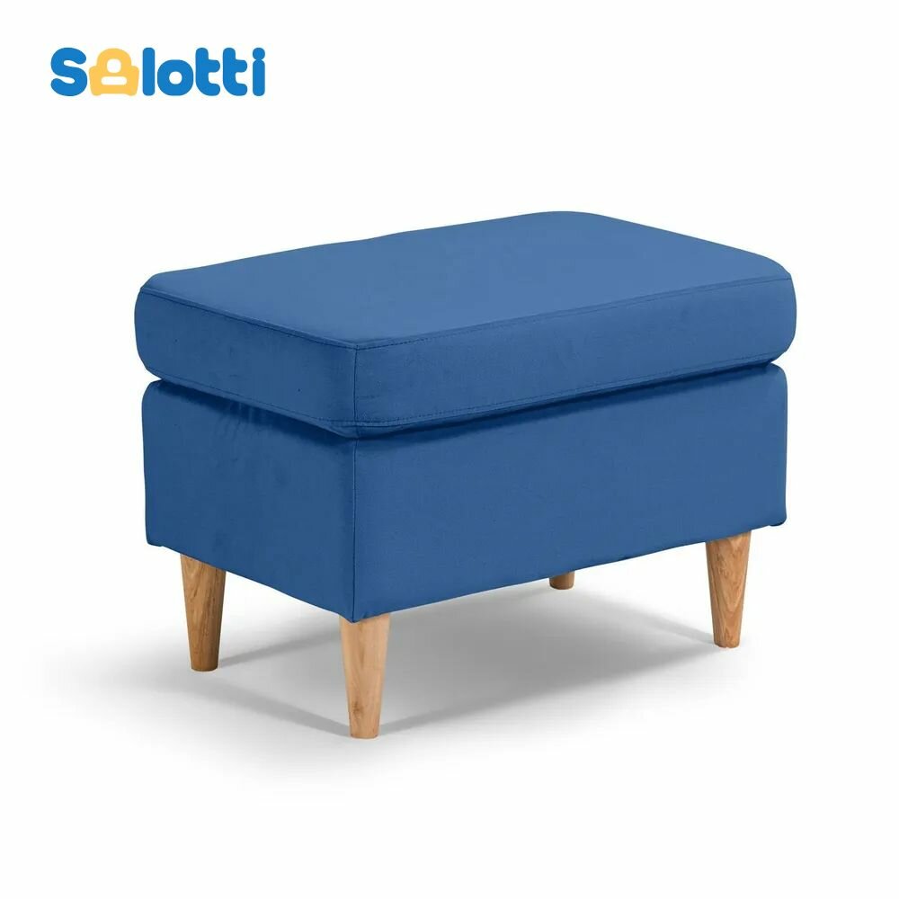 фото Пуфик Salotti нильс велюр Velutto 26 тёмно-синий