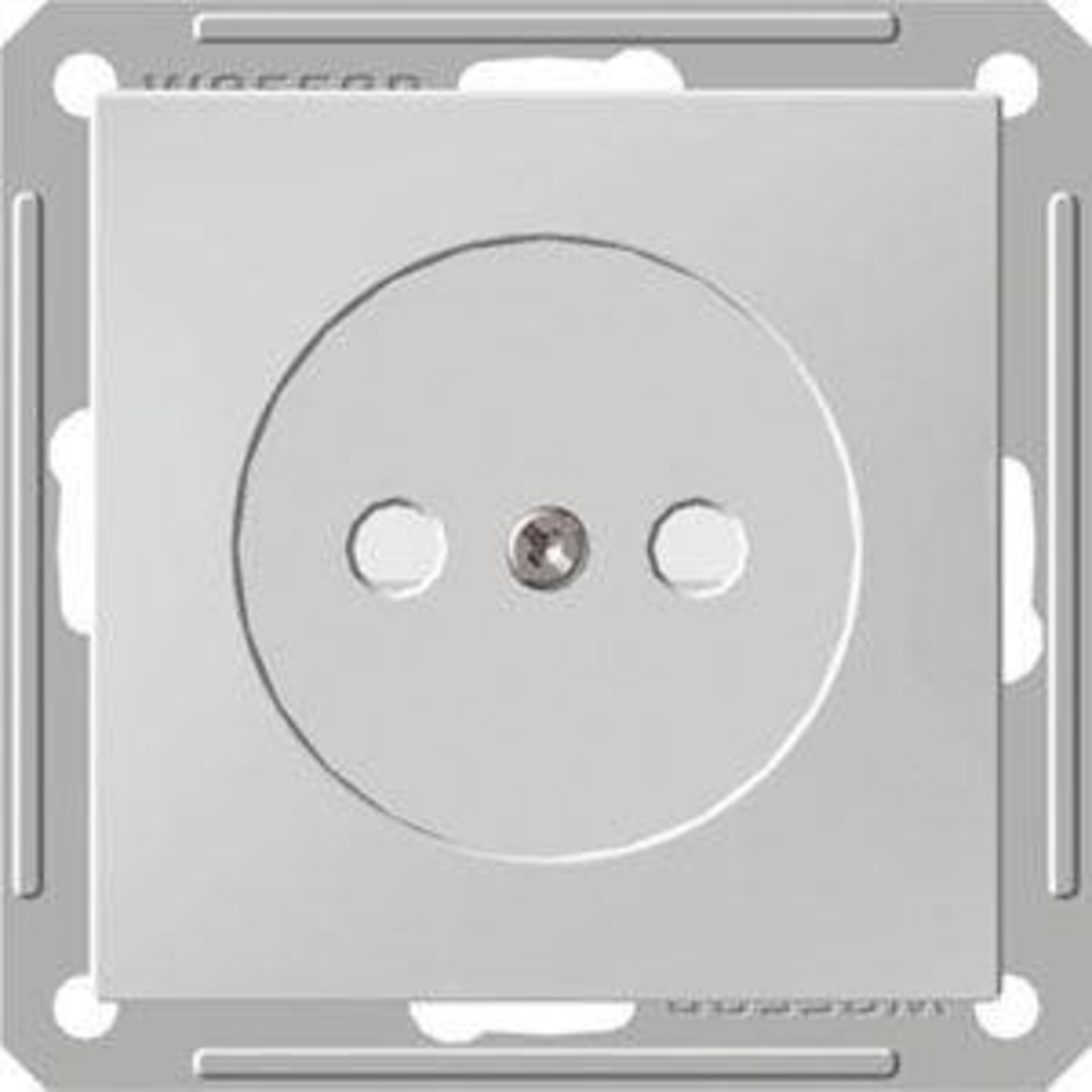 Розетка 1гн без З/К шторки с/у белый механизм с накладкой Wessen 59 Schneider Electric