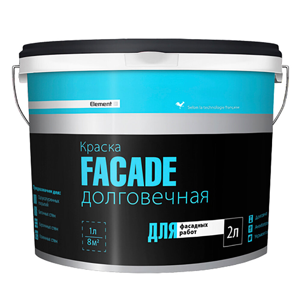 краска element facade se база с 1,8 л ELEMENT SE - фото №8
