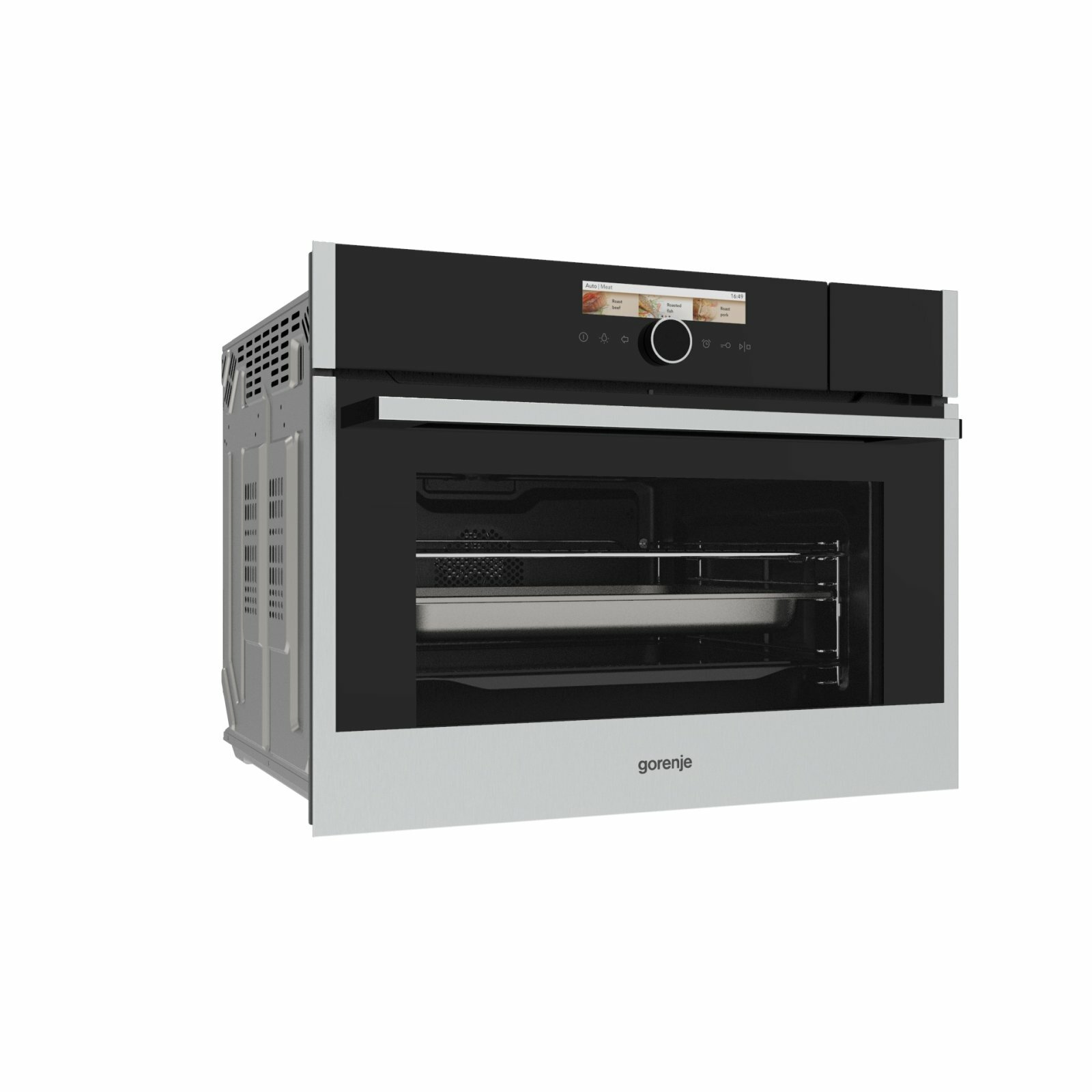 Электрический духовой шкаф Gorenje BCM 598S18 X, серый металлик