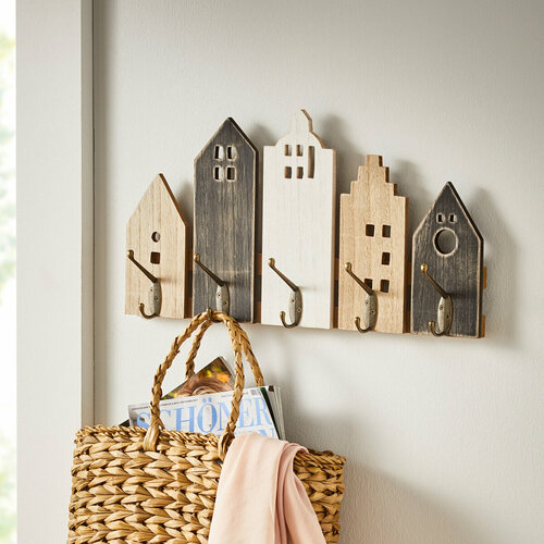 Вешалка настенная Домики 2558₽