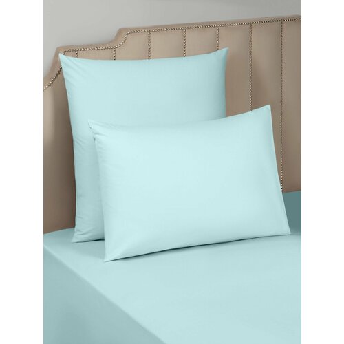 SleepiX Комплект наволочек исти 50х70 - 2 шт микромодалполивискоза цвет голубой 490₽