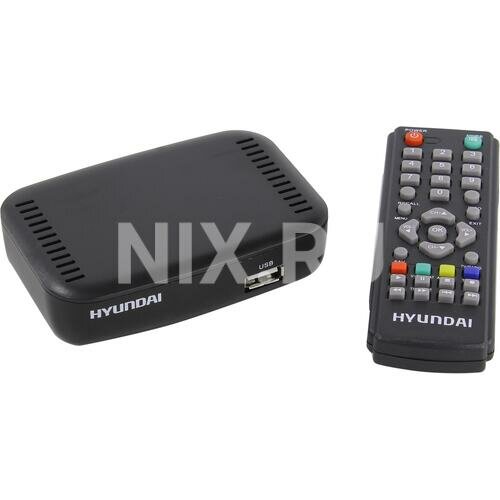 Ресивер HYUNDAI DVB-T2 H-DVB460 черный - фото №15