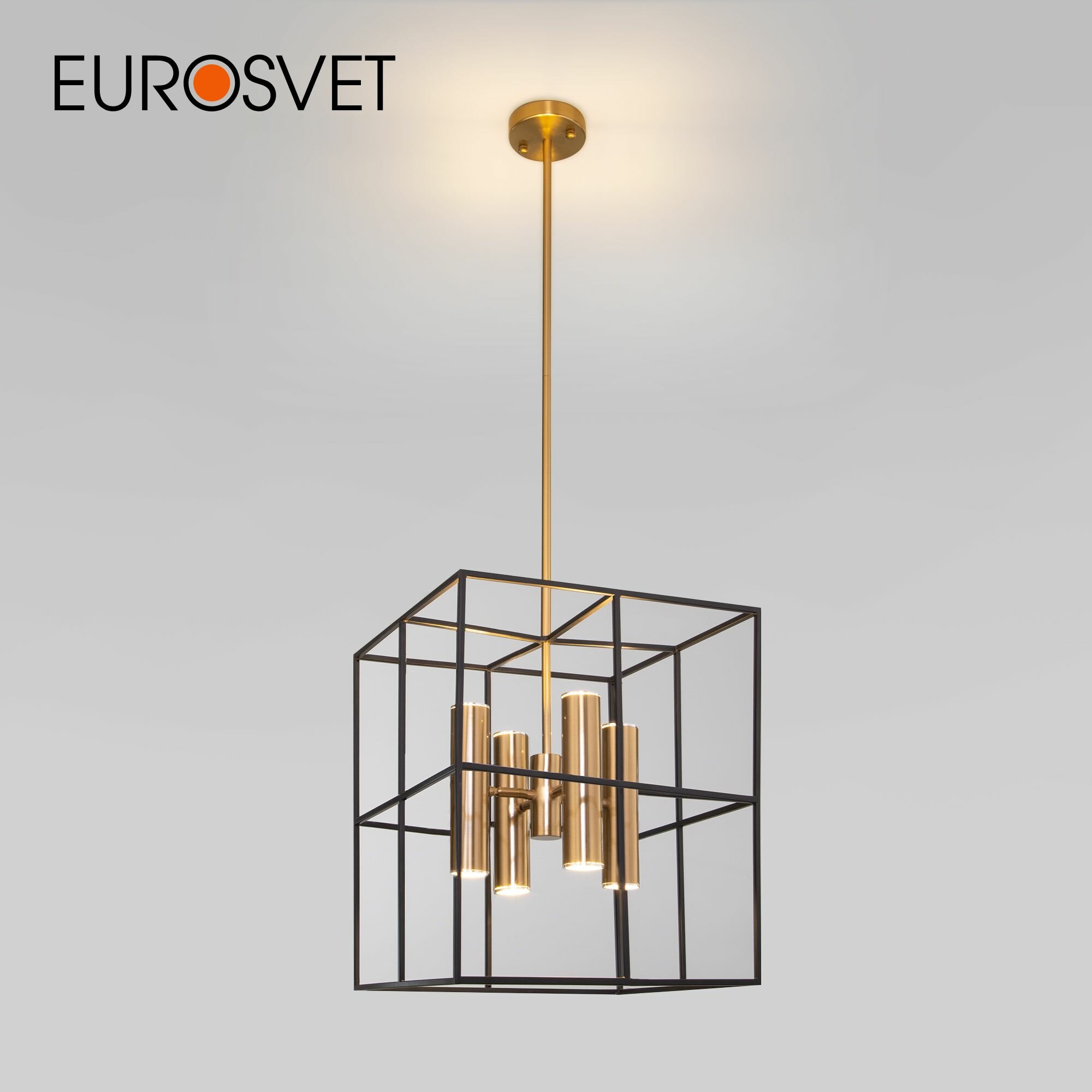 Потолочный светильник Eurosvet 70142/8 латунь (a060669) Евросвет - фото №1