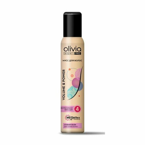 Мусс для волос Olivia expert PRO объем и сила 150 мл 702₽