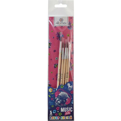 Набор кистей Music Dog пони 5 шт 352₽