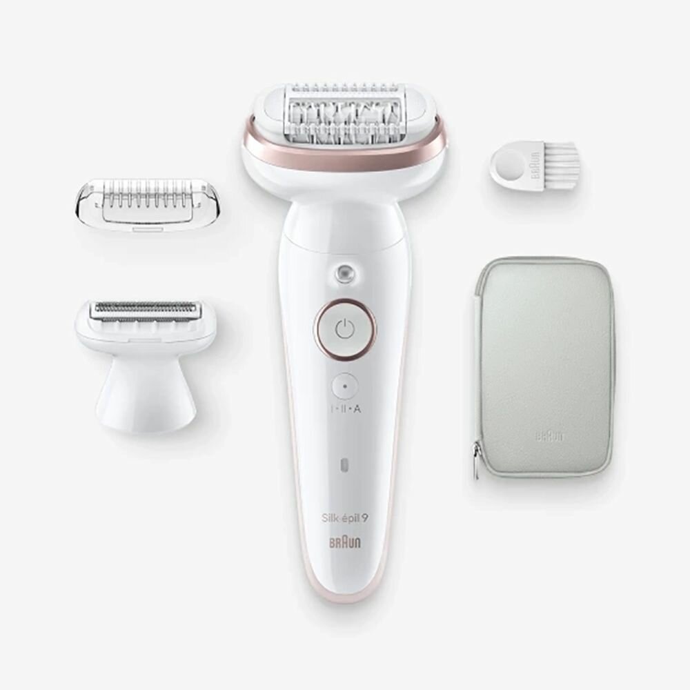 фото Эпилятор женский Braun S9 SES 9-030, 40 пинцетов + 2 насадки + косметичка