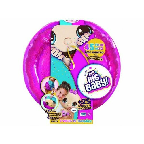Кукла BIG BIG BABY SURPRISE DOLL интерактивный мягко набивной малыш, 45 см.