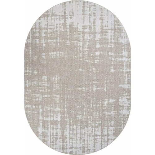 Ковер циновка Овальный на пол на кухню в гостиную 200х290 см бежевый современный безворсовой 324097 KoverVDom 8399₽