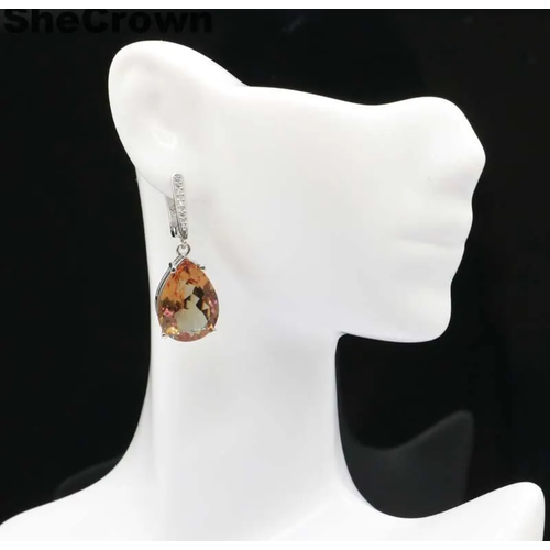 Серьги ZULTANIT султанит синтетический серебристый 5160₽