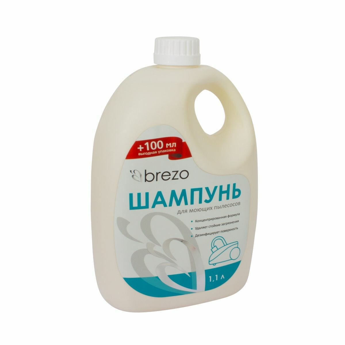 Шампунь для моющего пылесоса, 1100 мл, 1 шт, бренд: BREZO — фото 1
