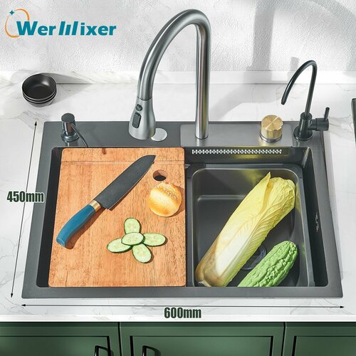 Мойка для кухни раковина врезная 600*450mm