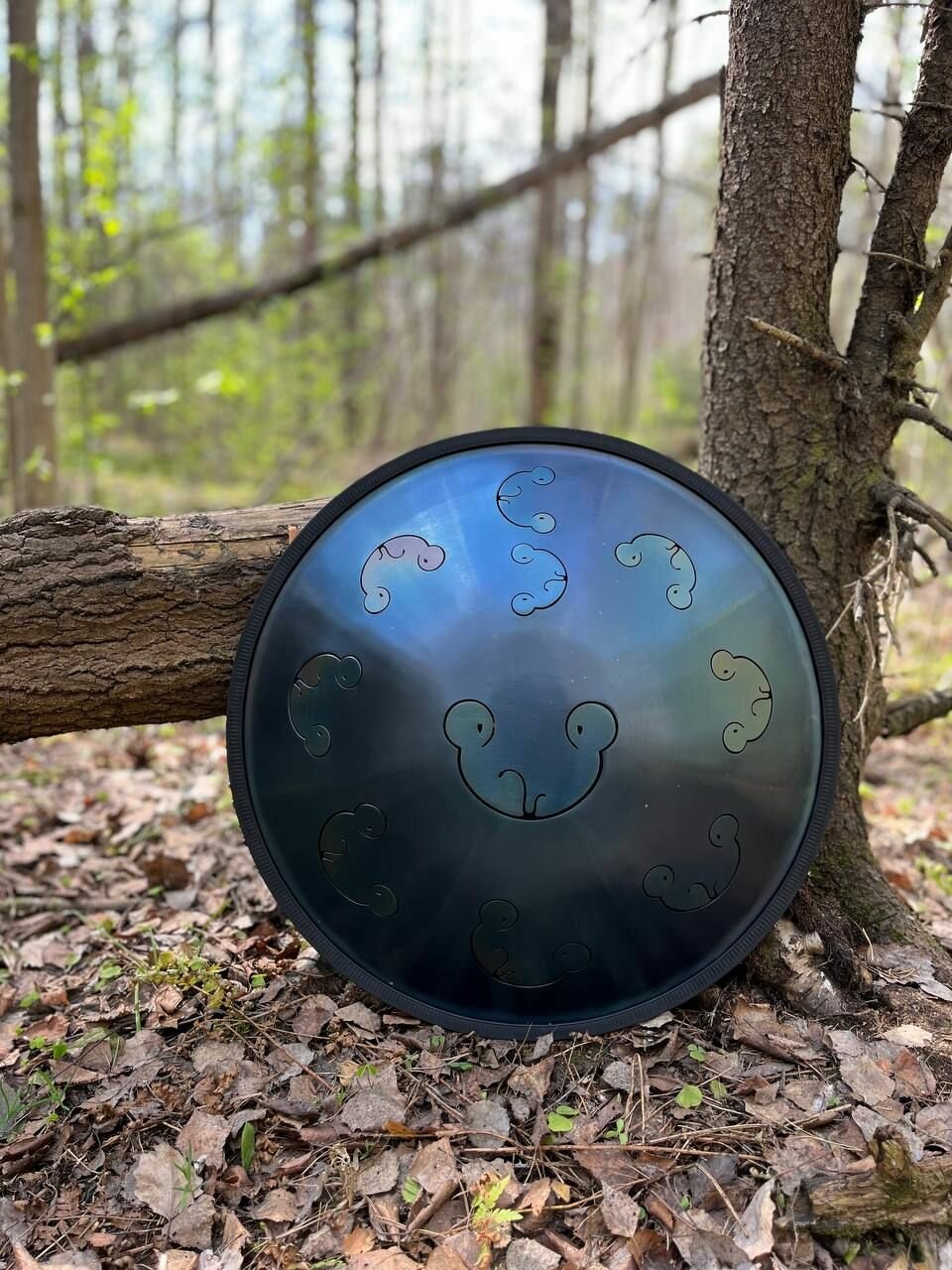 Язычковый барабан B Kurd Frog Drums ханг, глюкофон, handpan, drum, hangout, фимбо