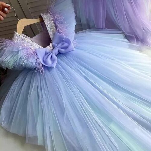 фото Платье, размер 110, сиреневый max garment