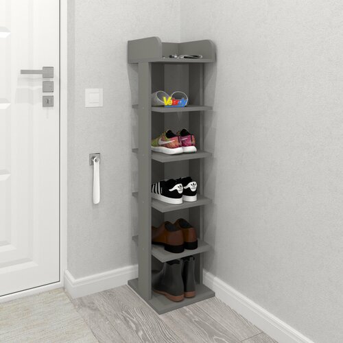 Обувница Velardy Shoes Save Vertical, 30x32x120см, дуб крафт золотой