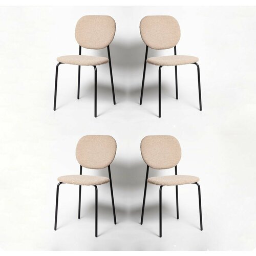 Стулья для кухни, 4 шт, С 101, букле, бежевый