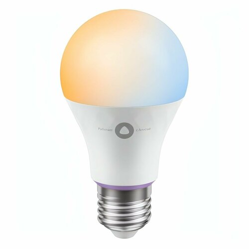 Умная лампочка Яндекс с Алисой цоколь E27 белая YNDX-00501 499₽