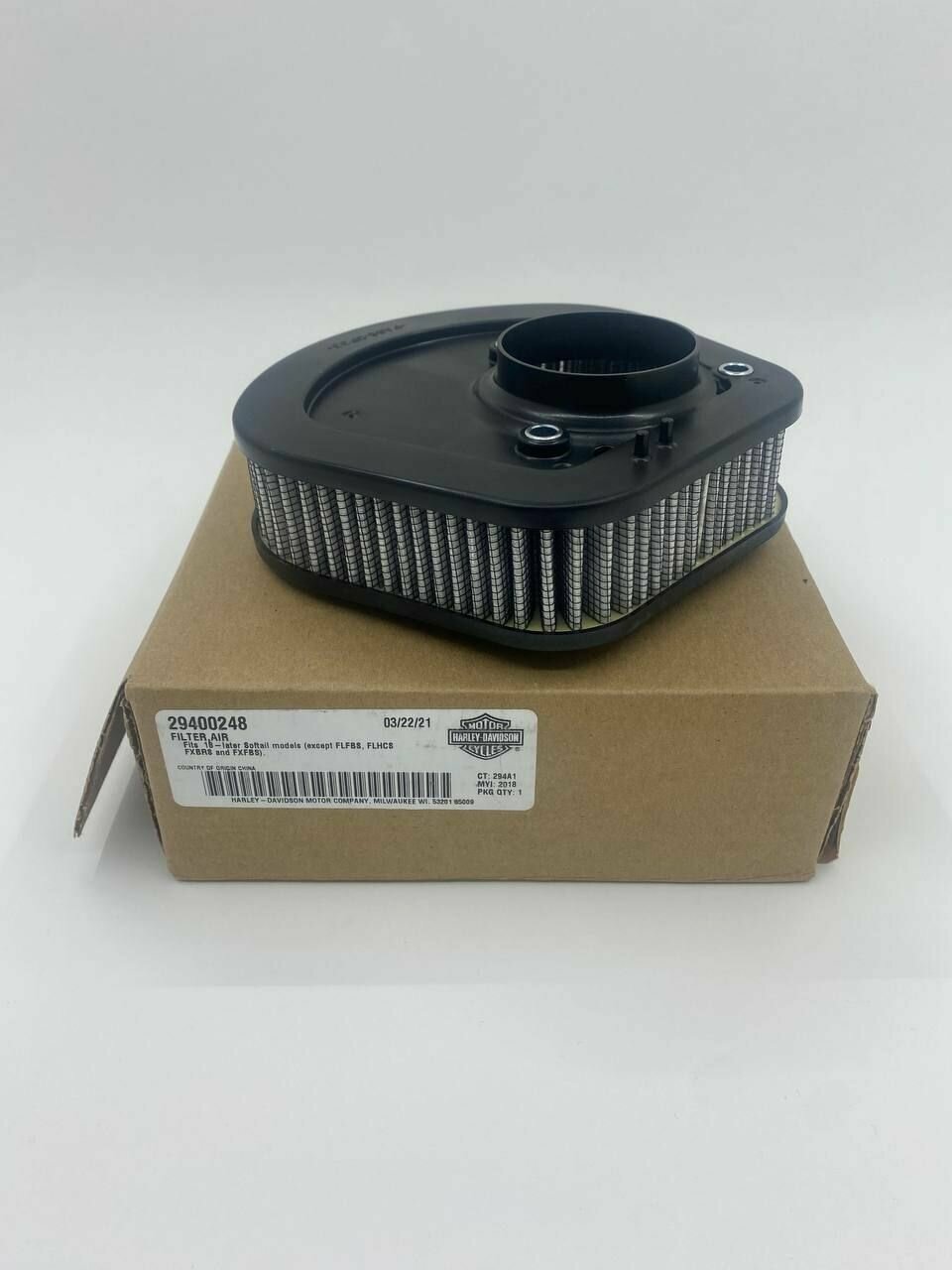 29400248 Воздушный фильтр HARLEY DAVIDSON Breakout, Fat Boy, Fat Bob, Softail Slim, Street Bob, Low Rider