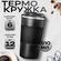 Термокружка для кофе и чая 510 мл, из нержавеющей стали, цвет чер...
