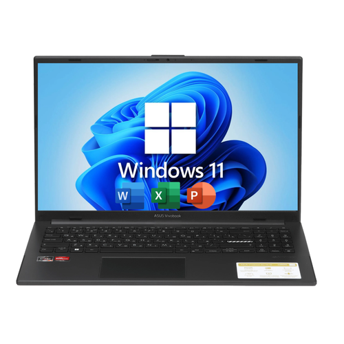 156 Ноутбук ASUS VivoBook Go 15 IPS AMD Ryzen 5 7520U RAM 16 ГБ LPDDR5 SSD 512 ГБ AMD Radeon 610M Windows 11 Pro Office 2021 Pro Plus Русская клавиатура 63990₽