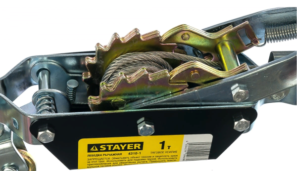 Лебедка Стайер автомобильная, 1т 1,8 м — фото 1