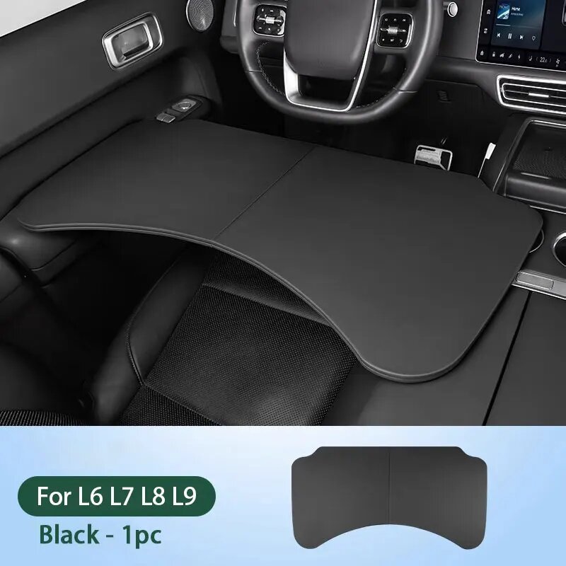 Для ведущего LI Lixiang L6 L7 L8 L9 2024, автомобильный руль, доска для ноутбука, складное настольное крепление, лоток для еды, напитков, складной держатель, Black 1pc