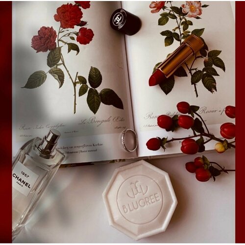 Мыло BLUGREE жасминовое натуральное без парабенов антибактериальное 100г 411₽