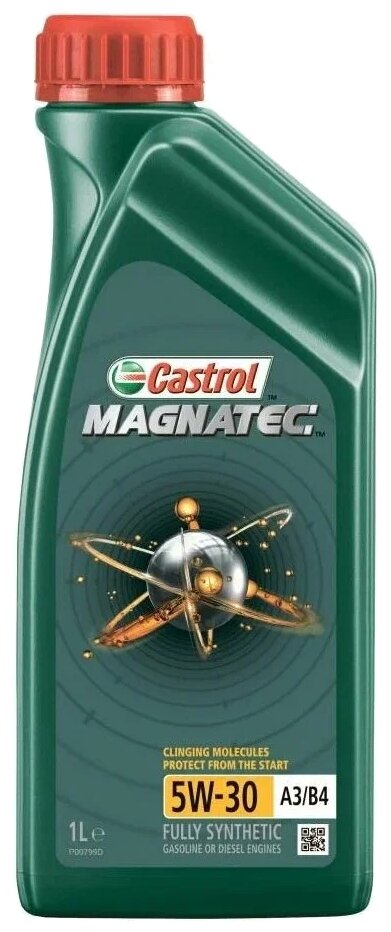 Синтетическое моторное масло Castrol Magnatec 5W-30 А3/В4, 1 л, 1 шт.