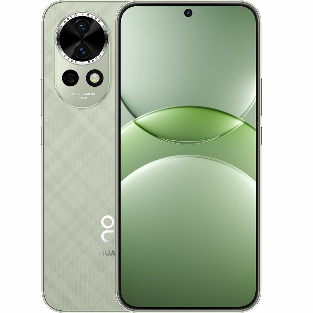 Смартфон Huawei Nova 13, 512 GB ROM, 12 GB RAM, цвет зелёный, экран 6.7"
