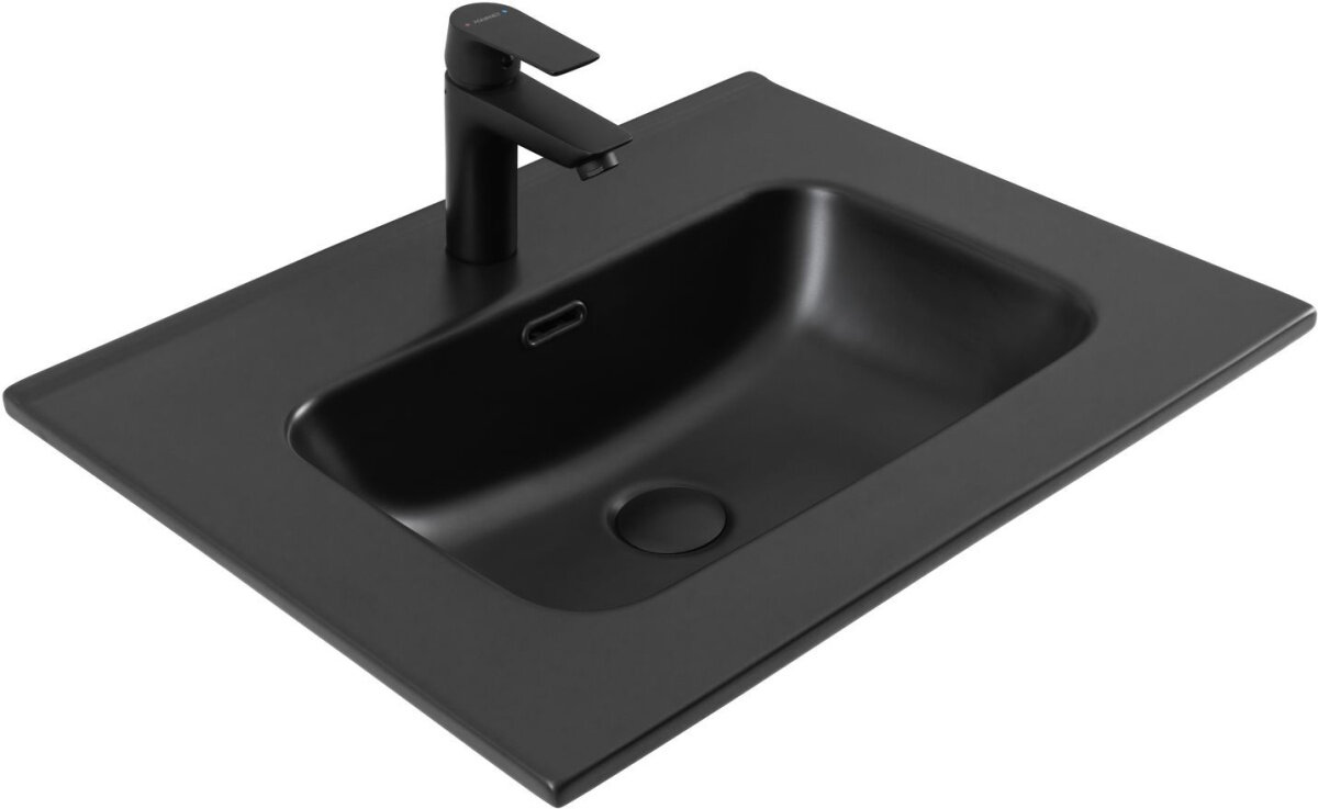 Aquanet Flat 00329253 полувстраиваемая цвет черный