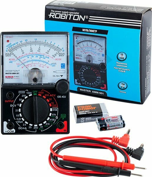 Аналоговый мультиметр Robiton AMM-001