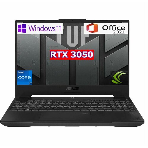Игровой ноутбук Asus TUF 173 IPS 144гц i5 12500H32Gb SSD 1 TB RTX 3050-4Gb Win11 PROMS office Рус клав 106910₽