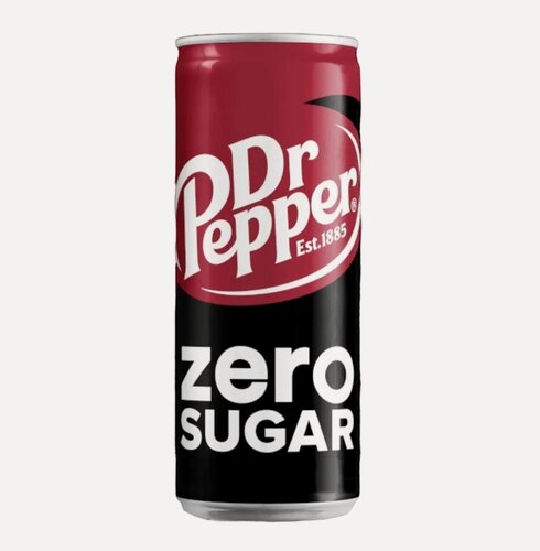 Изображение товара Газированный напиток Dr.Pepper Zero (Без сахара) 0,33 л. х 24 шт, Польша
