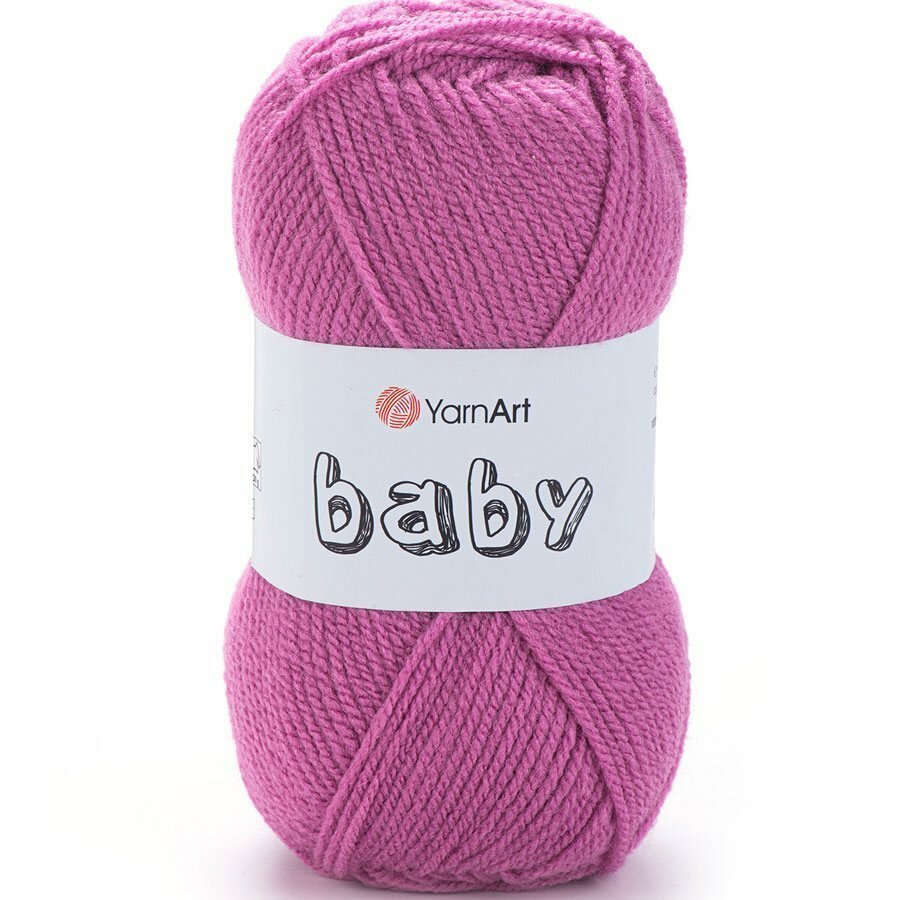 Пряжа Yarnart BABY 560 т. сиреневый (5 мотков)