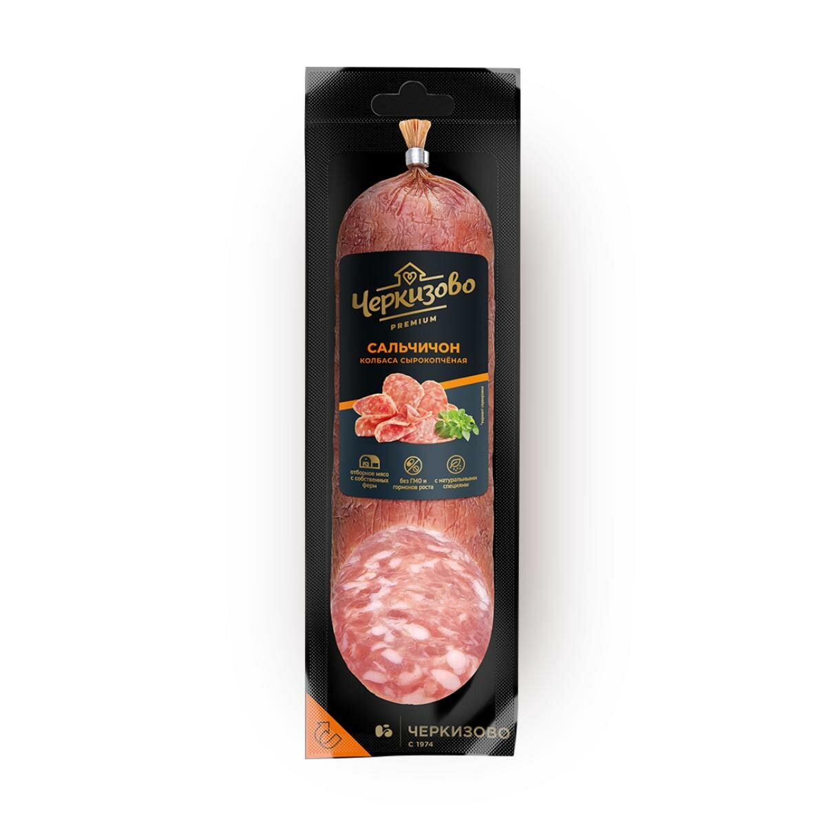 Колбаса Черкизово Сальчичон, сырокопченая, свинина, вакуумная упаковка, 300 г