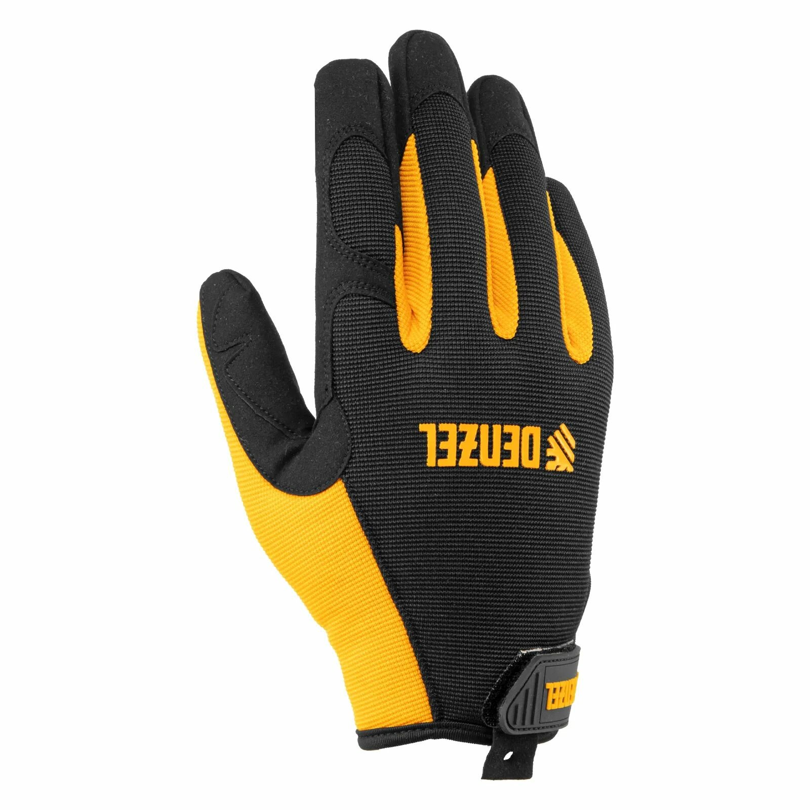 Перчатки универсальные на липучке, размер 9 Denzel