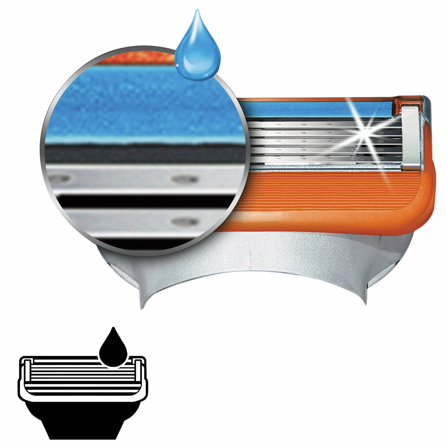Сменные кассеты Gillette Fusion5 Power — фото 1
