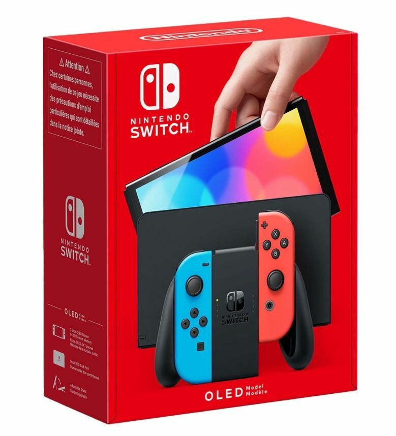 Игровая приставка Nintendo Switch OLED, 64Gb