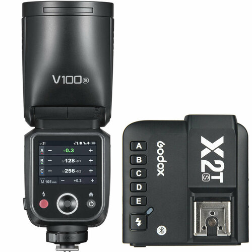 Вспышка накамерная Godox V100S TTL синхр X2T-S TTL для Sony 57592₽