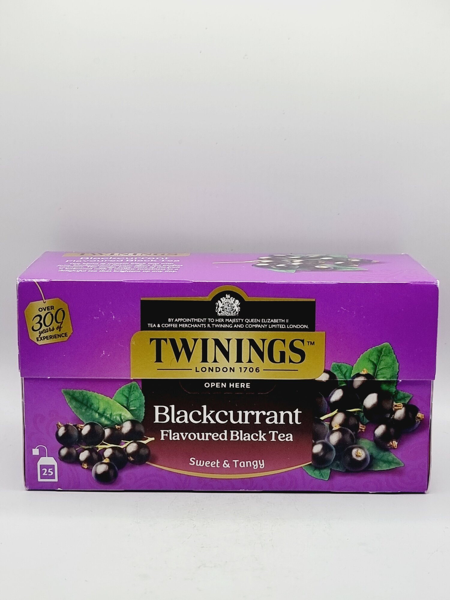 Чай черный Twinings Blackcurrant Tea "Черная смородина" 25 пакетиков, 50 г (из Финляндии)