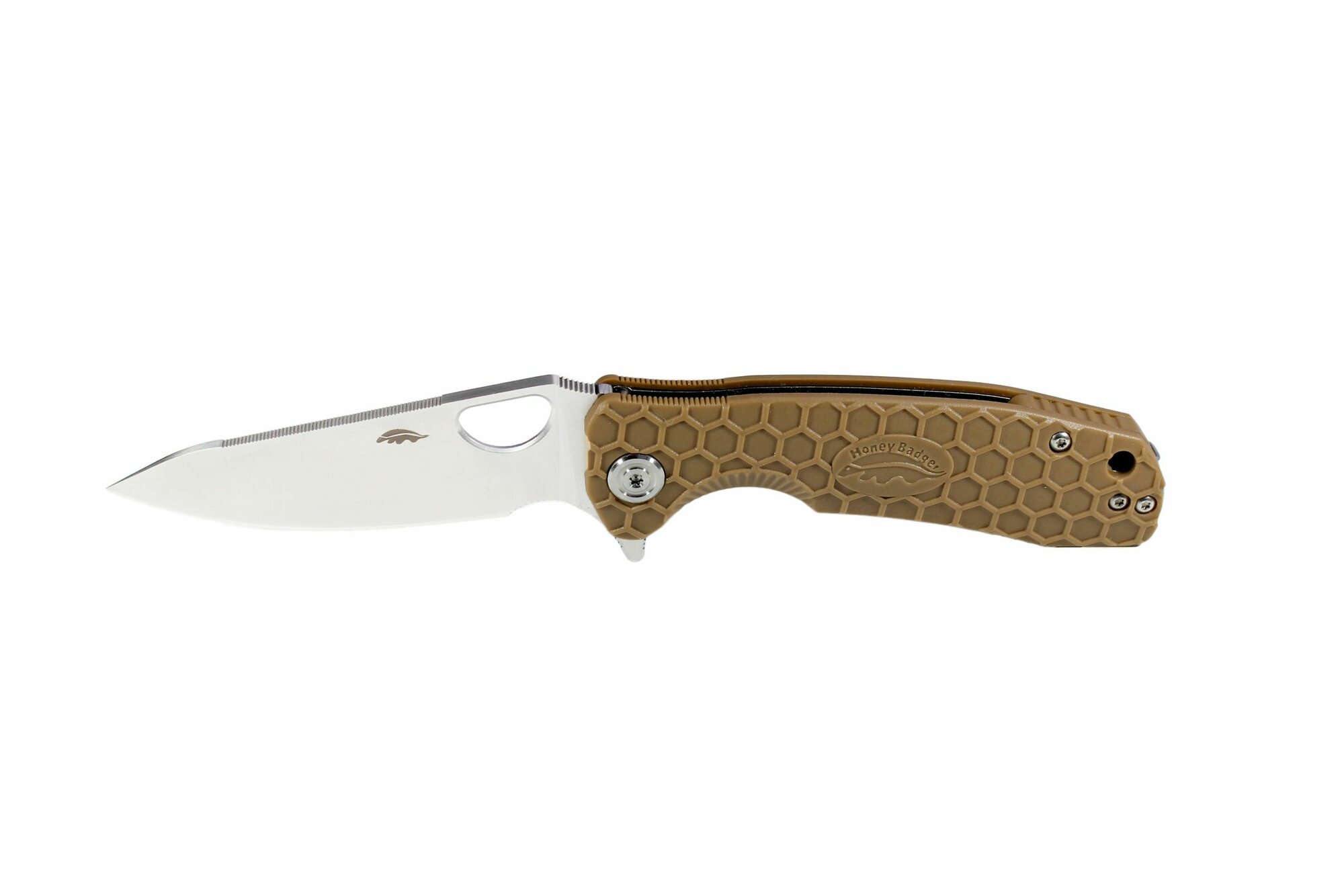 Нож Honey Badger Leaf L (HB1289) с песочной рукоятью