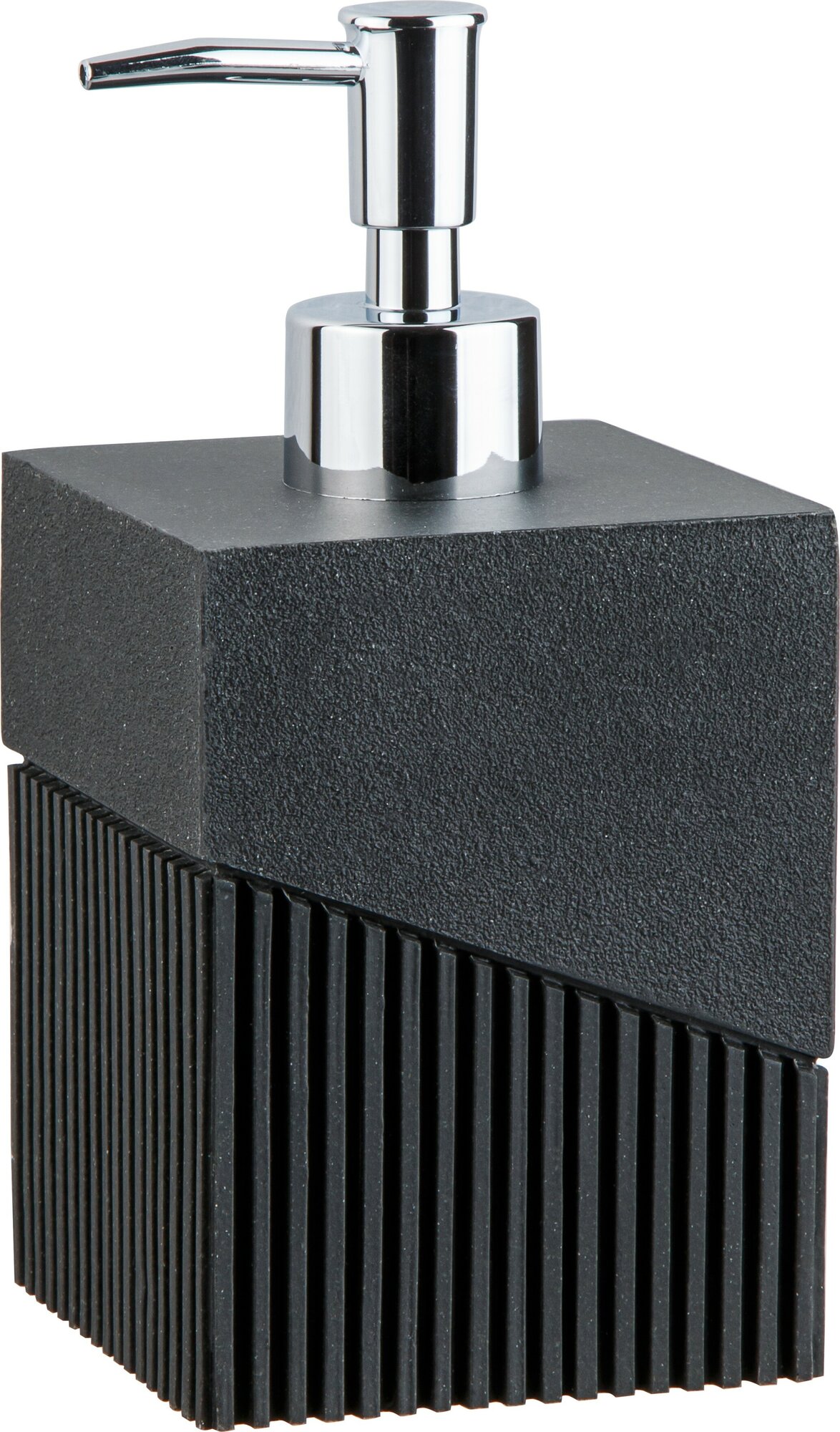 Дозатор для жидкого мыла PERFECTO LINEA Element черный (35-618103)