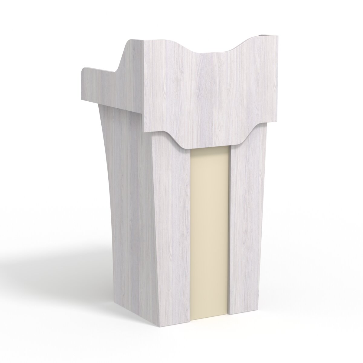 Трибуна "диктор" №82, Ясень Анкор светлый и Крем Вайс. Производитель товара - компания Westcom.