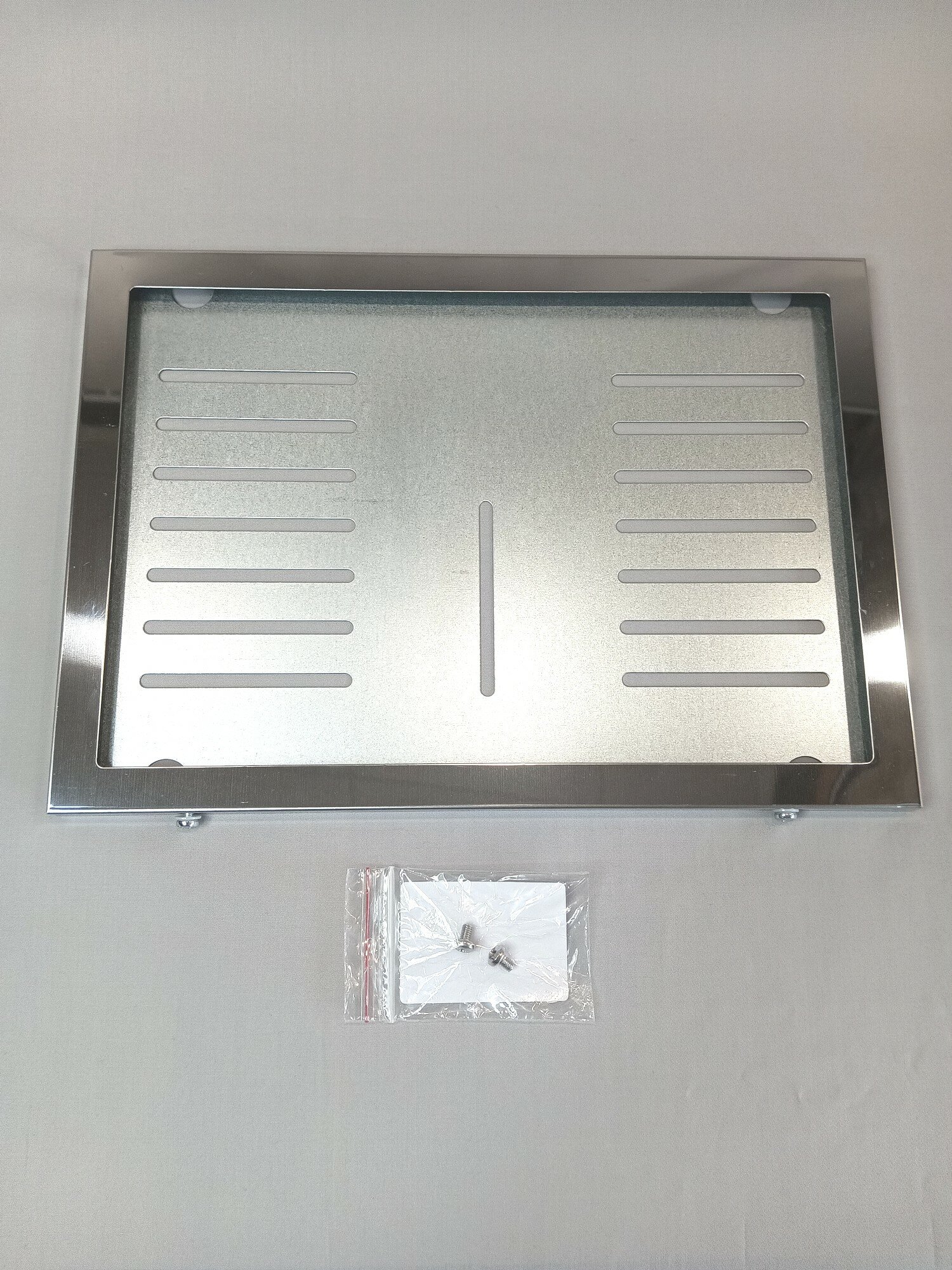 Рамка для номера Спец техники. Тип 3. 1шт. Нержавеющая сталь. С нержавеющими винтами