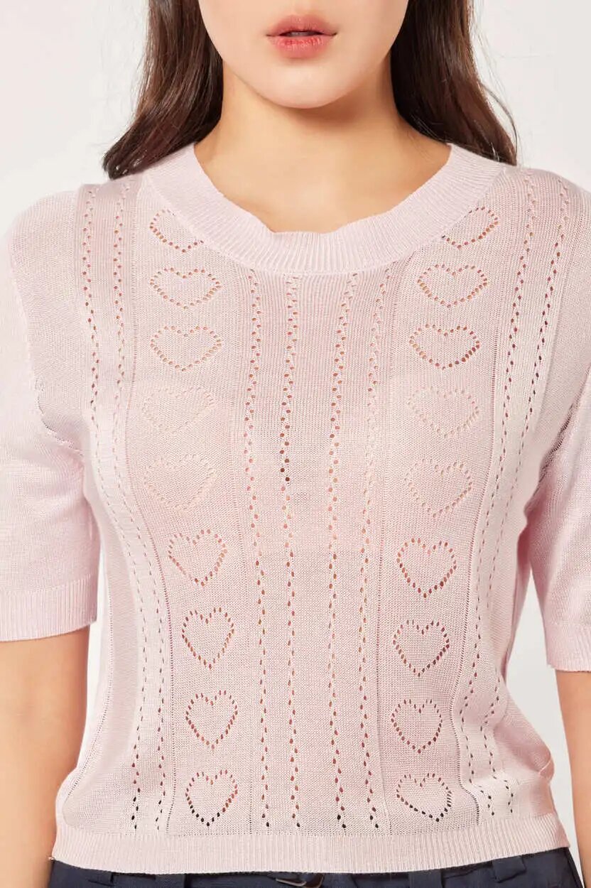 Джемпер Selfie, размер XS, розовый — фото 1