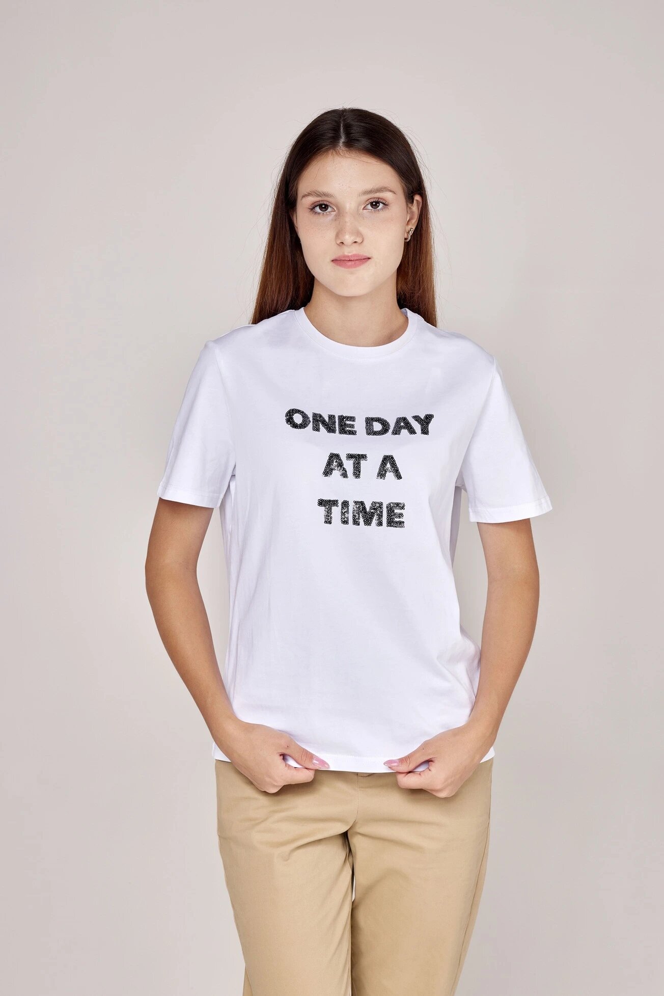 Футболка Selfie, размер S, белый — фото 1